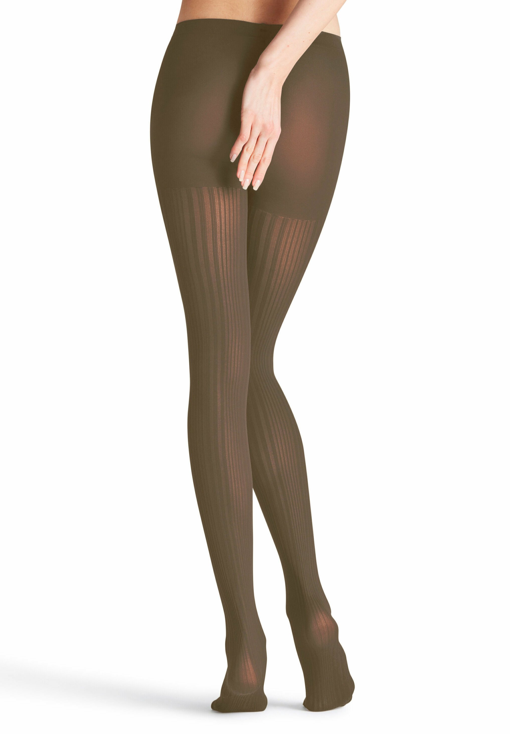 Blickdichte strumpfhose khaki Clearance